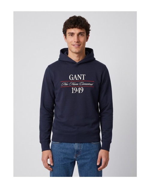 SUDADERA CON CAPUCHA Y LOGO