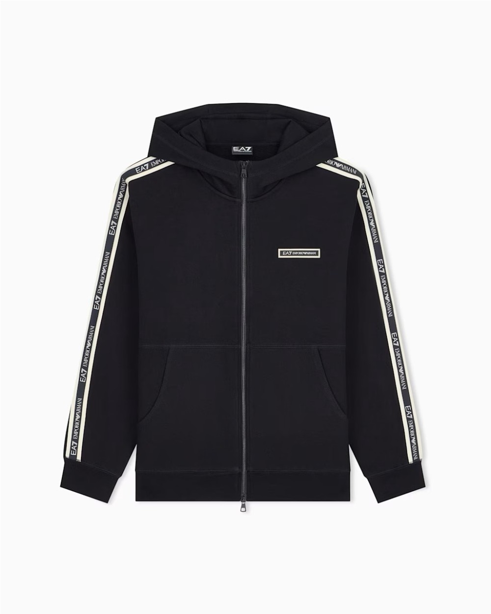 SUDADERA CON CREMALLERA Y CAPUCHA