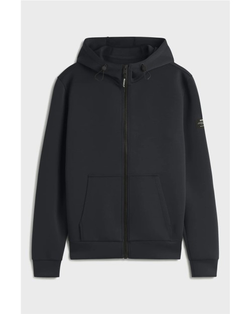SUDADERA CON CREMALLERA Y CAPUCHA