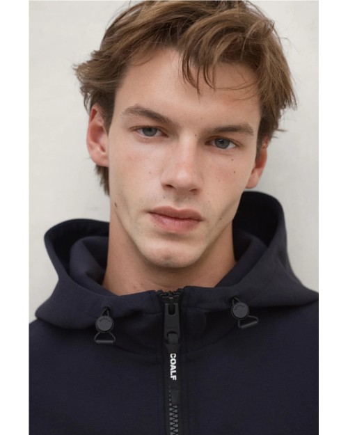 SUDADERA CON CREMALLERA Y CAPUCHA