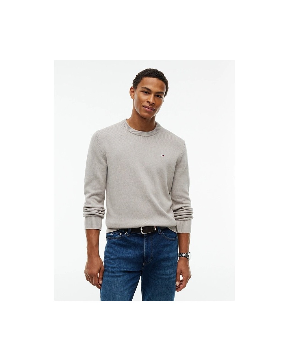 JERSEY DE ALGODÓN CON CUELLO REDONDO