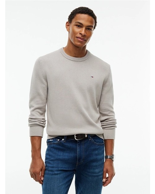 JERSEY DE ALGODÓN CON CUELLO REDONDO