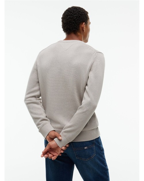 JERSEY DE ALGODÓN CON CUELLO REDONDO