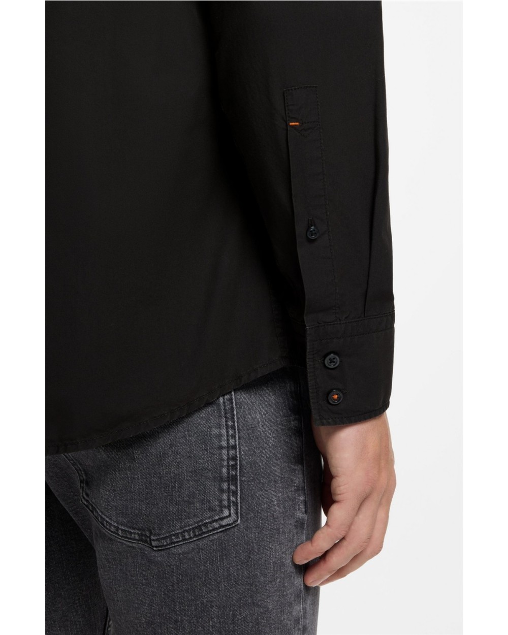 CAMISA REGULAR FIT EN POPELÍN DE ALGODÓN