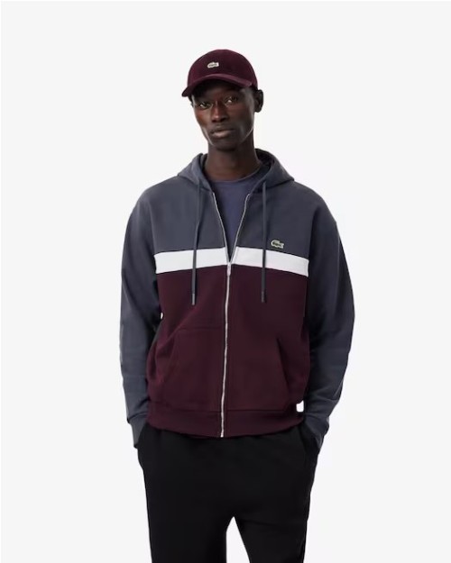 SUDADERA CON CREMALLERA Y CAPUCHA