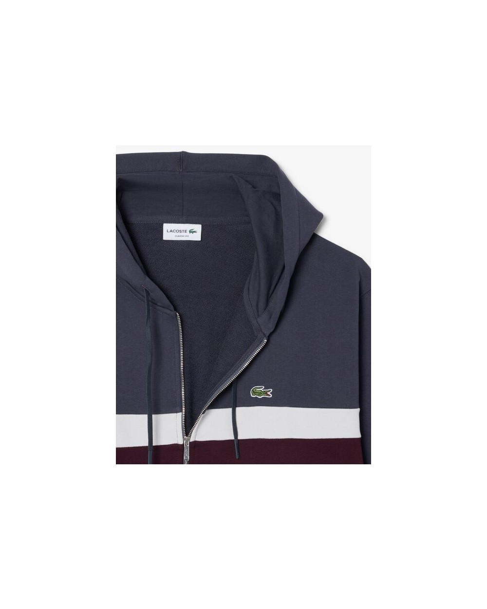 SUDADERA CON CREMALLERA Y CAPUCHA