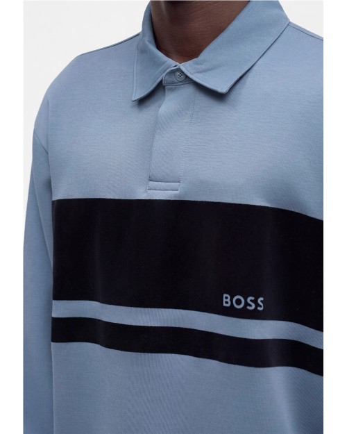 SUDADERA CON CUELLO POLO