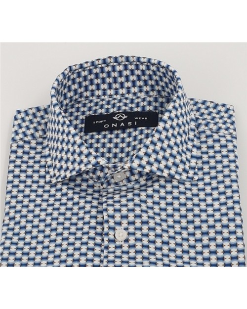 CAMISA ESTAMPADA DE MANGA LARGA