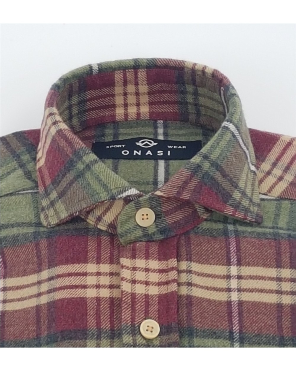 CAMISA DE CUADROS CON 2 BOLSILLOS
