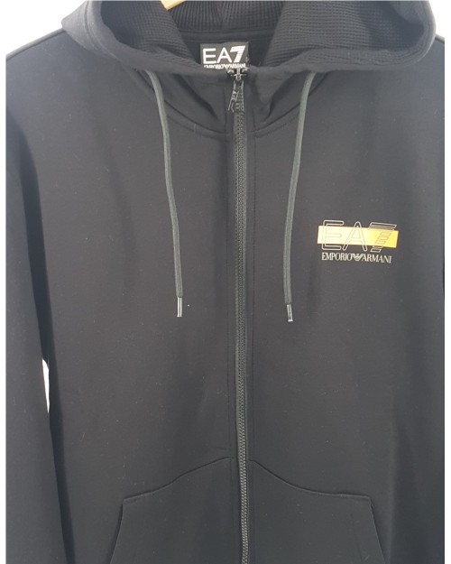 SUDADERA CON CREMALLERA Y CAPUCHA