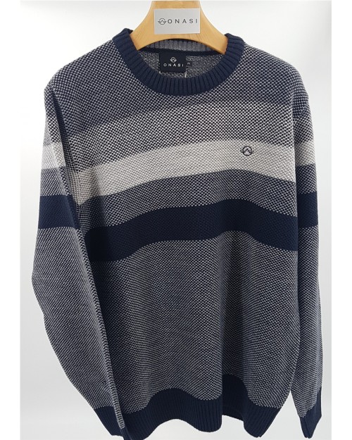 JERSEY DE CUELLO REDONDO DE RAYAS