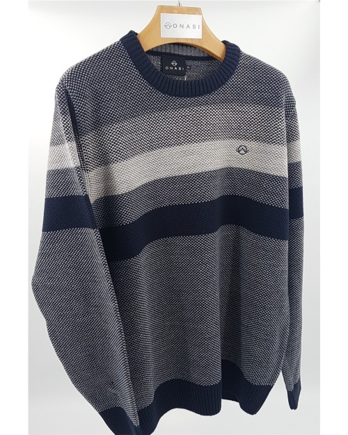 JERSEY DE CUELLO REDONDO DE RAYAS
