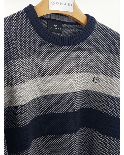JERSEY DE CUELLO REDONDO DE RAYAS