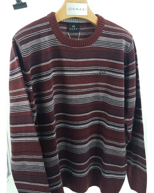 JERSEY DE CUELLO REDONDO DE RAYAS