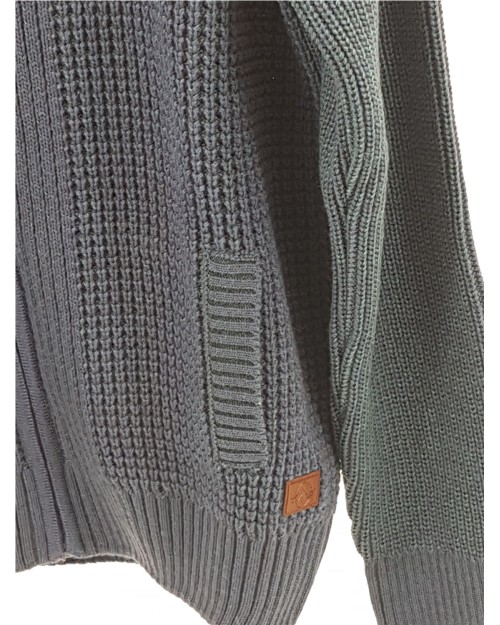 CHAQUETA DE PUNTO CON CREMALLERA
