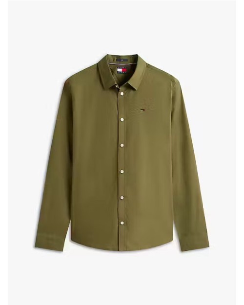 CAMISA DE CORTE SLIM EN POPELIN