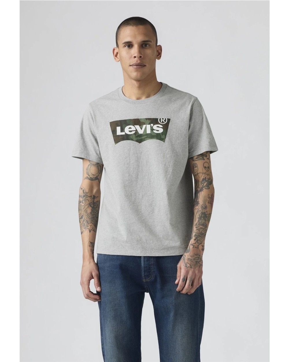 CAMISETA LOGO CAMUFLAJE