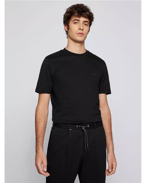 CAMISETA ALGODÓN BOSS CON LOGO BORDADO