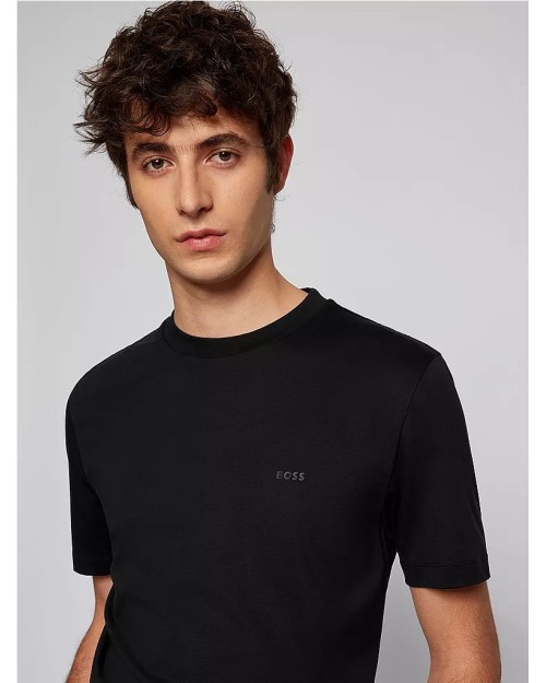 CAMISETA ALGODÓN BOSS CON LOGO BORDADO