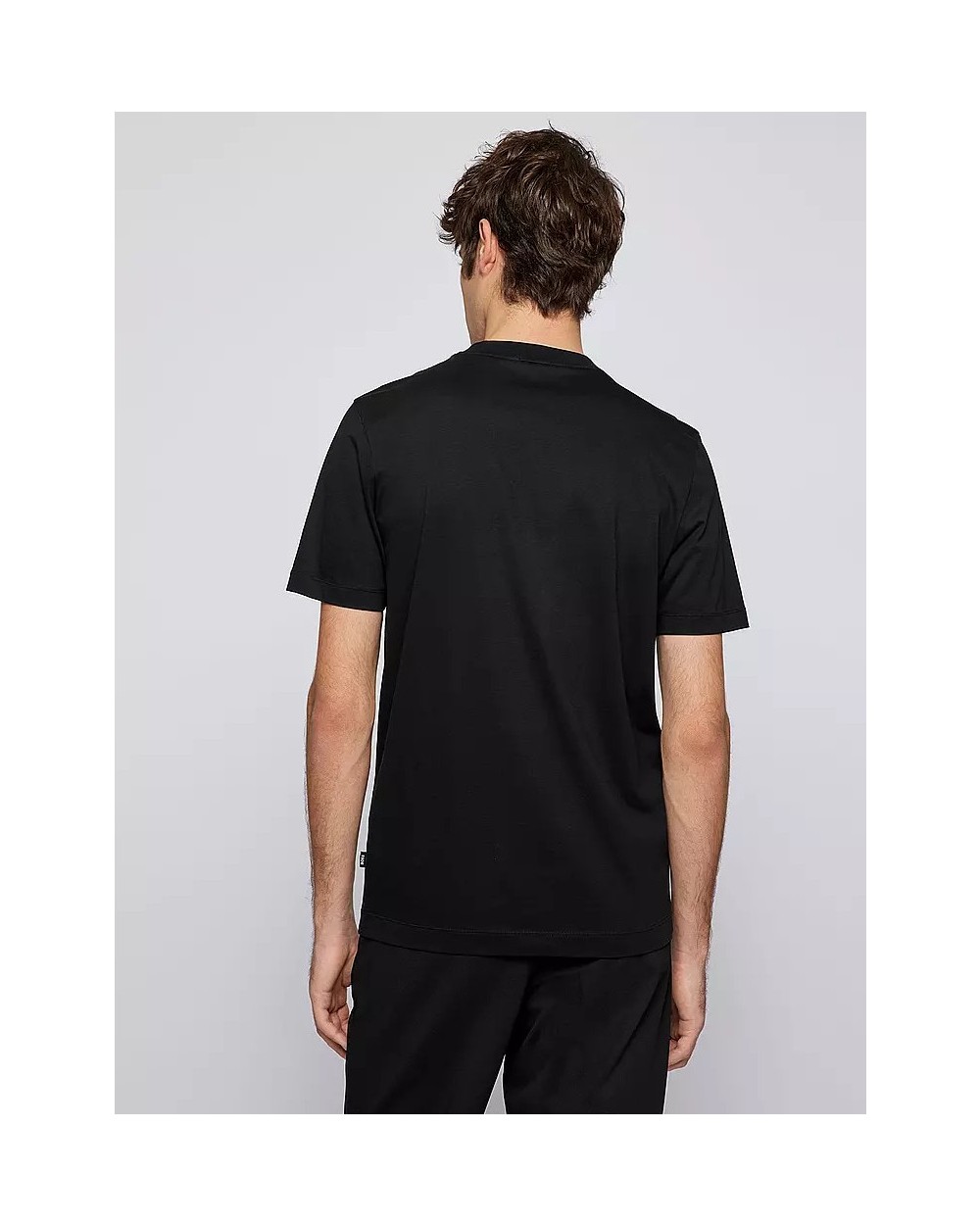 CAMISETA ALGODÓN BOSS CON LOGO BORDADO