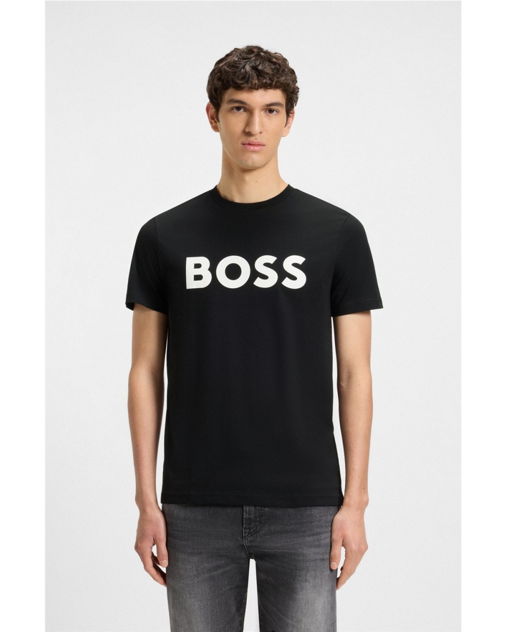 CAMISETA DE PUNTO DE ALGODÓN CON ESTAMPADO.