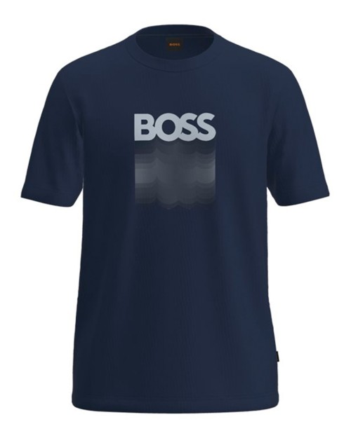 CAMISETA DE ALGODON CON LOGO ESTAMPADO