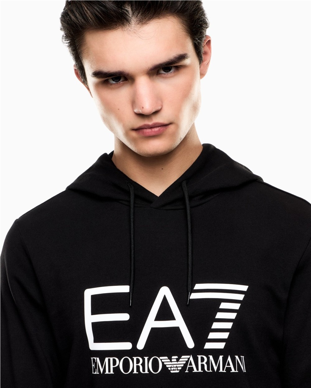 SUDADERACON CAPUCHA DE ALGODON CORE IDENTITY