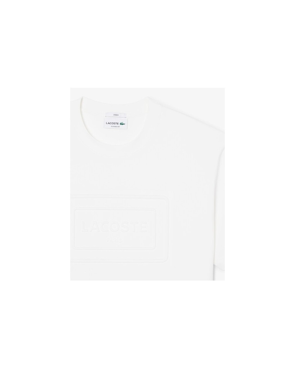 CAMISETA DE ALGODON MARCA EN RELIEVE