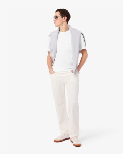 CAMISETA DE ALGODON MARCA EN RELIEVE