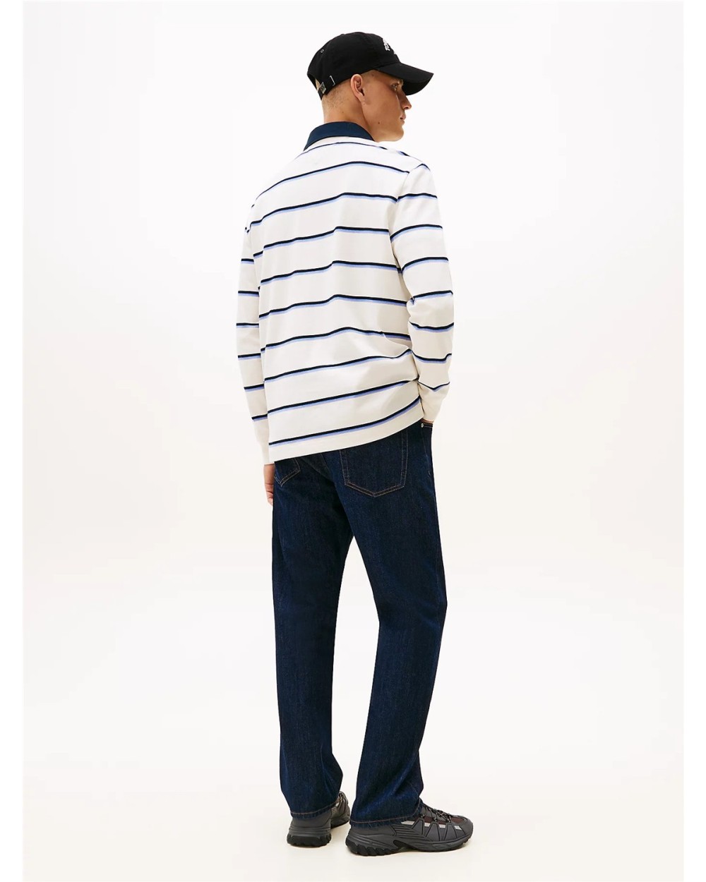 POLO RUGBY HOLGADO RAYAS LOGO.