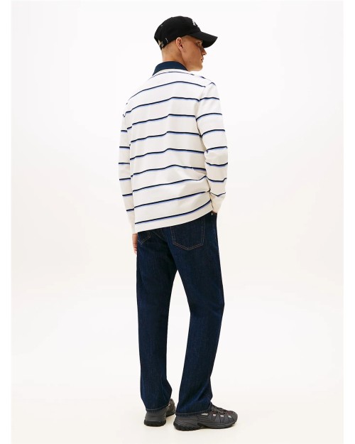 POLO RUGBY HOLGADO RAYAS LOGO.