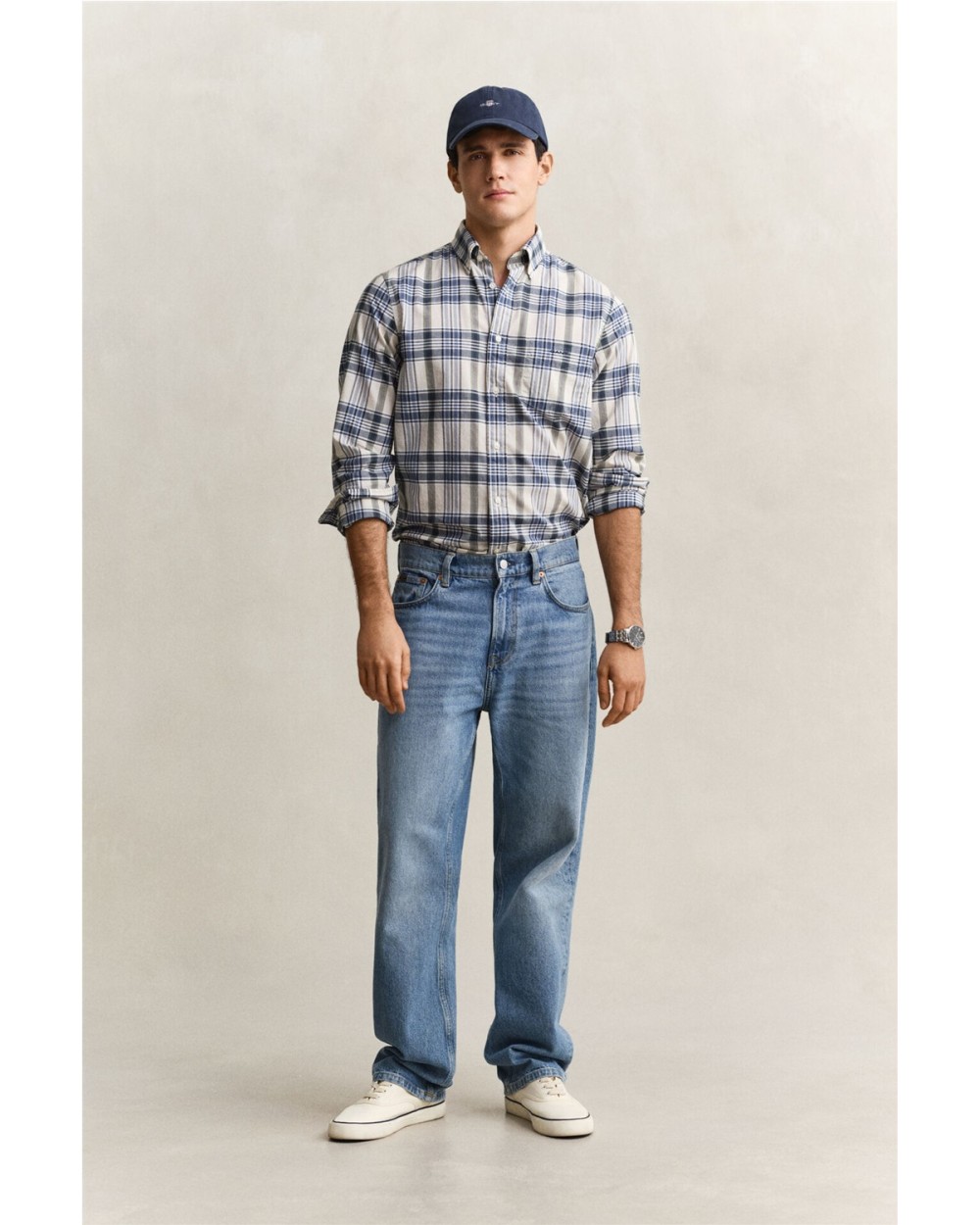 CAMISA MANGA LARGA CUADROS