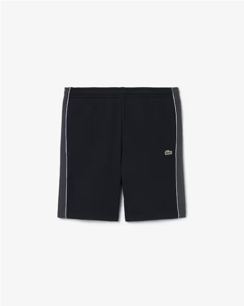 Pantalón corto Lacoste de felpa de corte regular con bloques de color.