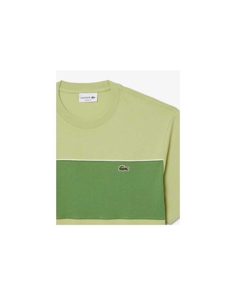 CAMISETA DE ALGODON CON BLOQUES DE COLOR