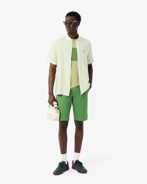 CAMISETA DE ALGODON CON BLOQUES DE COLOR