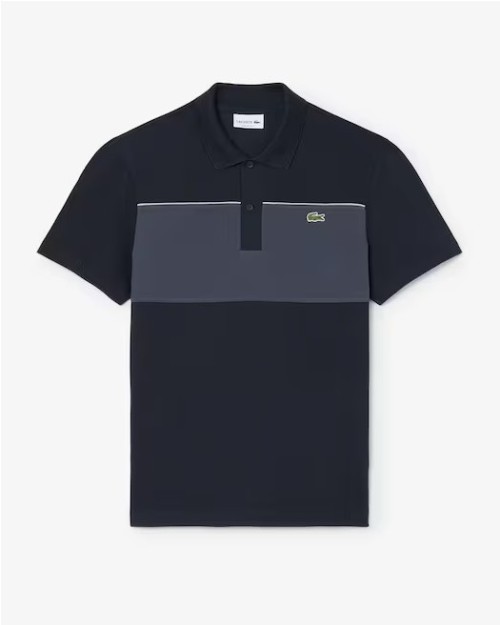 POLO DE PIQUE CON BLOQUES DE COLOR